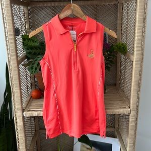Pinehurst womens zip neck polo
